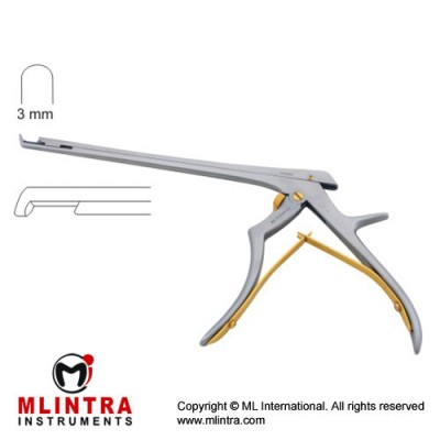 Ferris-Smith Kerrison Punch Detachable Model - 40° Forward Down Cutting Stainless Steel, 20 cm - 8" Bite Size 3 mm